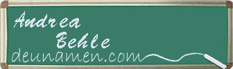 Andrea Behle Visitenkarte